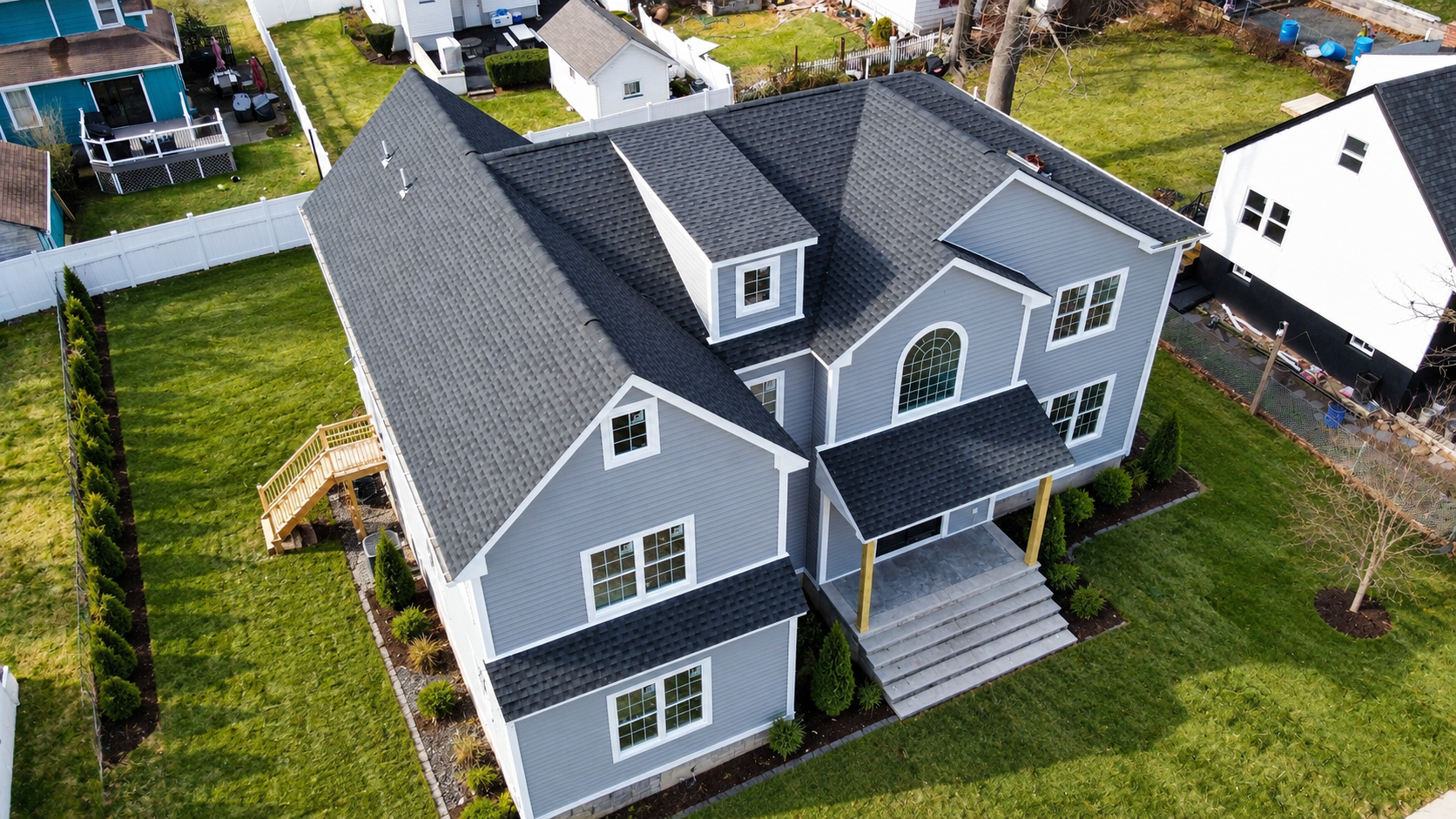 New roof installation by Uprise Construction in New Jersey