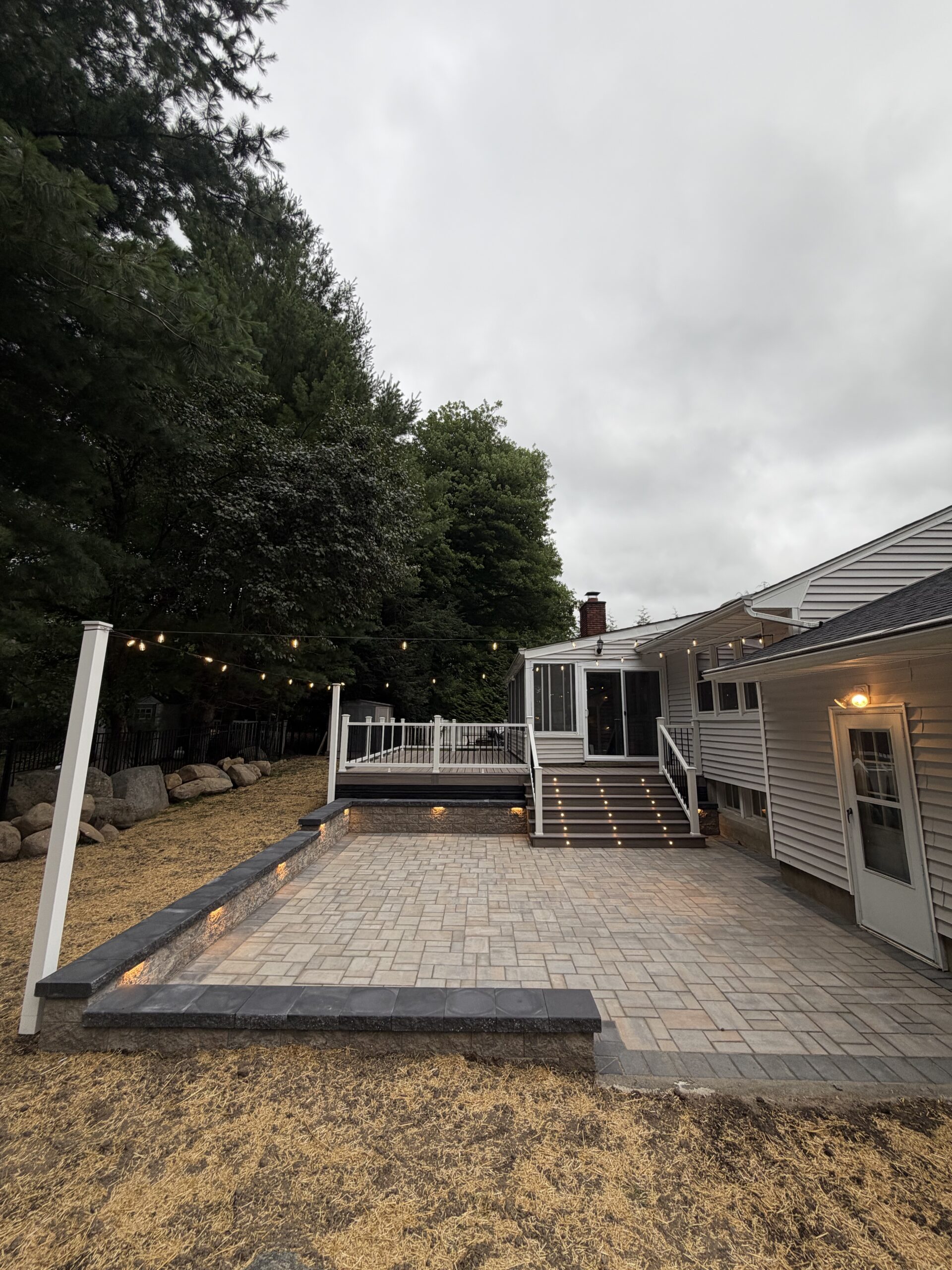 Paver patio
